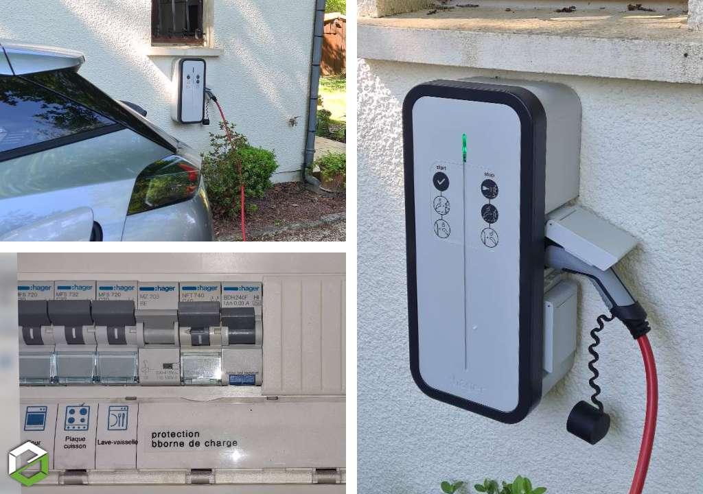 Installation de borne de recharge véhicule électrique à Nice